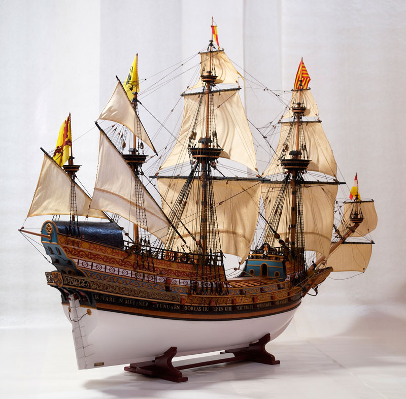 Модели парусных кораблей